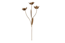 San Stem Floral - Antique Brass