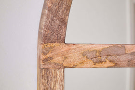 Sande Arched Mango Wood Mirror - Natural