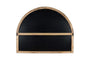 Sande Arched Mango Wood Mirror - Natural