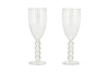 Santosa Champagne Flute - Clear (Set of 2)