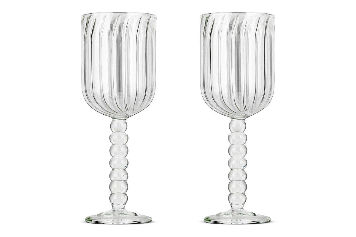 Santosa Wine Glass - Clear (Set of 2)