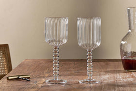Santosa Wine Glass - Clear (Set of 2)