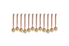 Sardi Star Baubles - Gold (Set of 12)