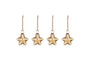 Sardi Star Baubles - Gold (Set of 4)