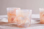 Shirali Marble Swirl Tumbler - Apricot (Set of 4)