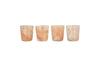 Shirali Marble Swirl Tumbler - Apricot (Set of 4)