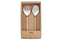 Sirkali Salad Server Set - Brushed Gold (Set of 2)