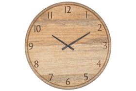 Som Mango Wood Clock - Natural