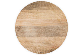 Soria Mango Wood Lazy Susan - Natural