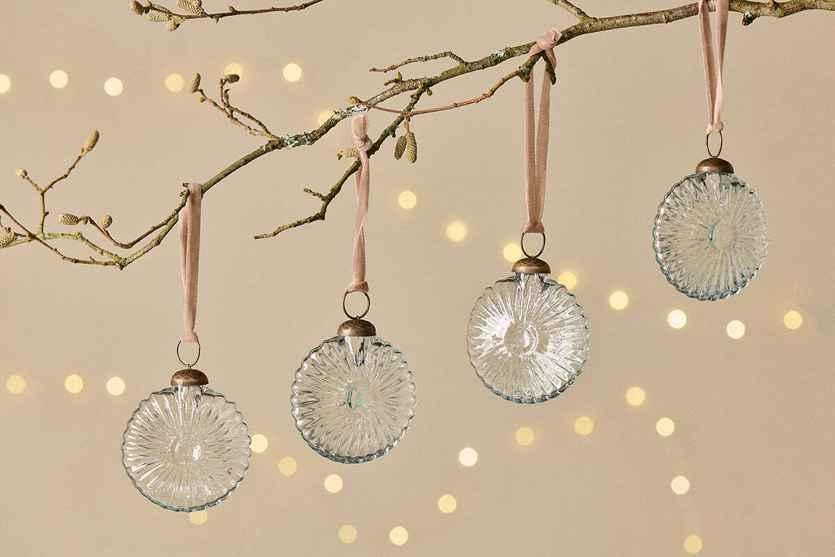 Sundara Baubles - Clear - (Set of 4)