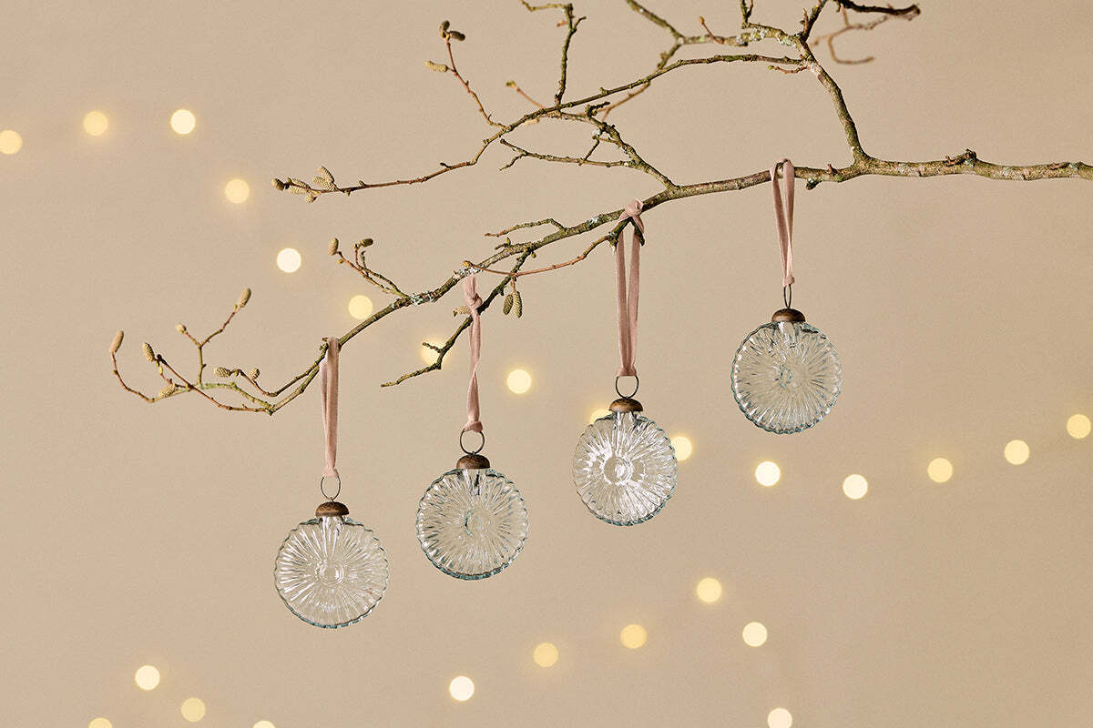 Sundara Baubles - Clear - (Set of 4)