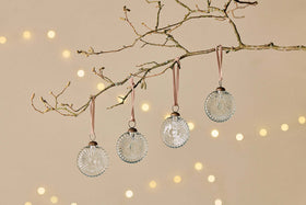 Sundara Baubles - Clear - (Set of 4)