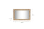 Tannir Mango Wood Carved Mirror - Natural