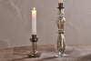 Tharad Recycled Glass Candle Holder - Smoke Lustre