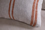 Tajana Linen Stripe Cushion Cover - Rust-Trade nkuku