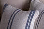 Tendali Linen Stripe Cushion Cover - Navy-Trade nkuku