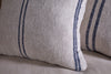 Tendali Linen Stripe Cushion Cover - Navy-Trade nkuku