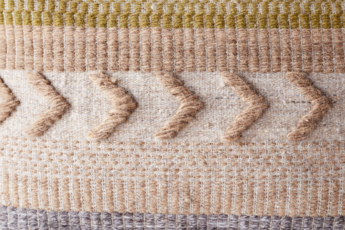 Tuleeka Wool Cushion Cover - Ochre