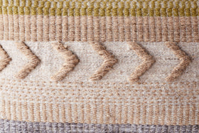 Tuleeka Wool Cushion Cover - Ochre