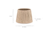 Tiwa Woven Jute Lampshade - Natural-Trade nkuku