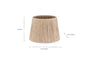 Tiwa Woven Jute Lampshade - Natural-Trade nkuku