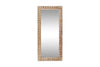 Tannir Carved Mango Wood Mirror - Natural-Trade nkuku