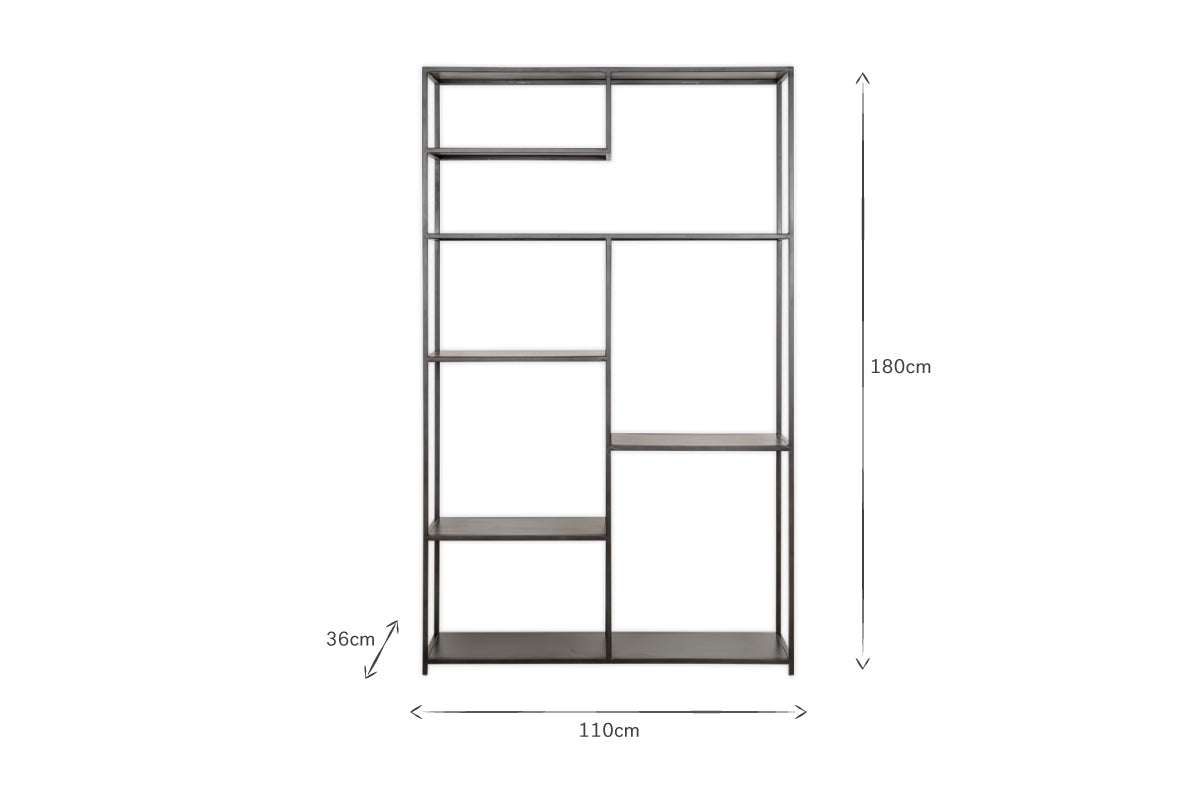 Tanvi Display Shelf - Black - Wide