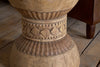 Taru Carved Side Table - Natural