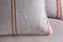 Tajana Linen Stripe Cushion Cover - Rust