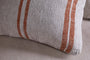 Tajana Linen Stripe Cushion Cover - Rust