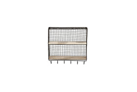 Tamba Shelf with Hooks