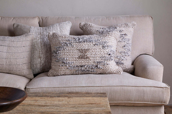 Tendai Cotton & Wool Cushion Cover - Natural