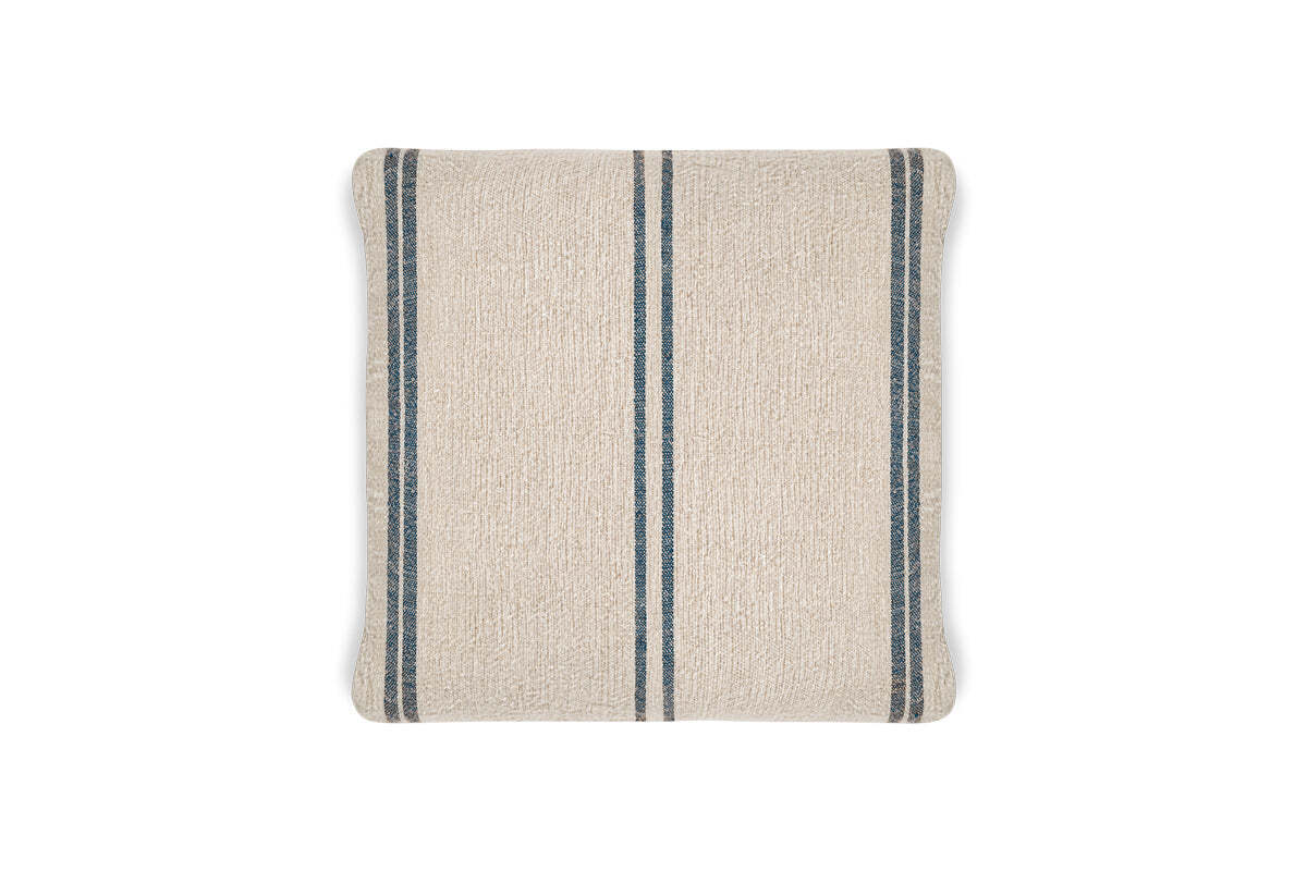 Tendali Linen Stripe Cushion Cover - Navy