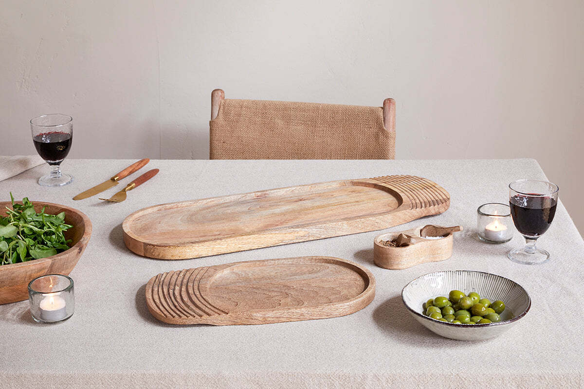 Tivisha Mango Wood Serving Board - Natural