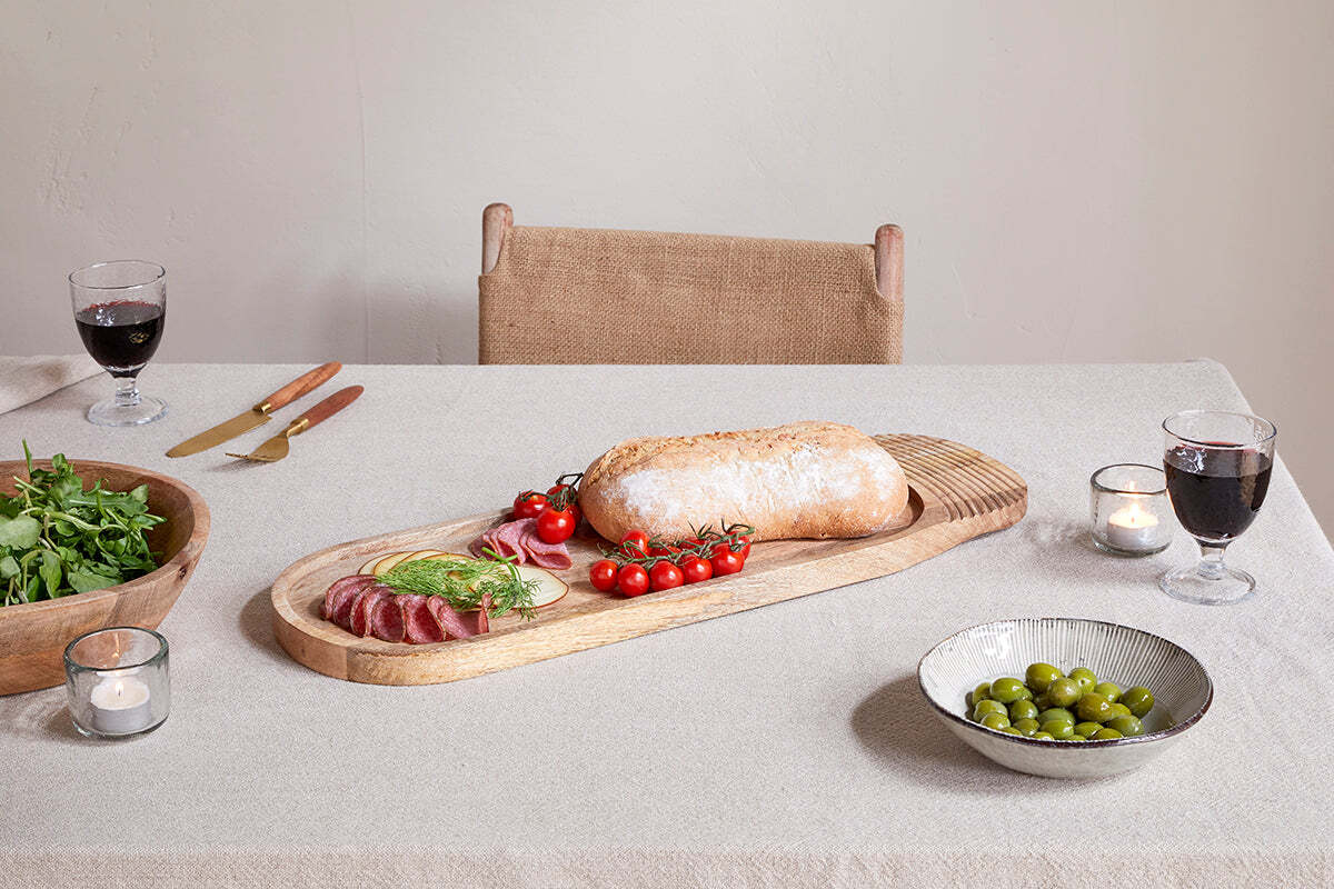 Tivisha Mango Wood Serving Board - Natural