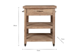 Tivu Reclaimed Wood Butchers Block - Natural