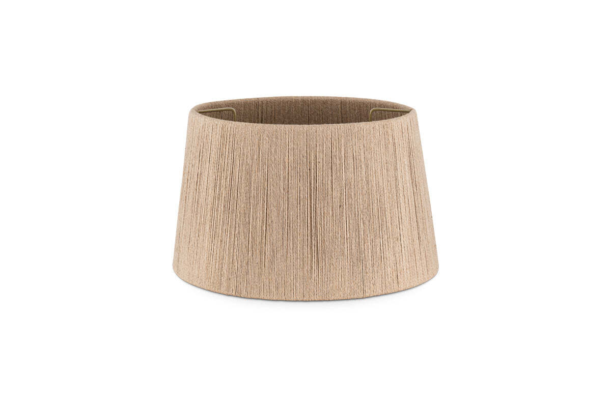 Tiwa Woven Jute Lampshade - Natural