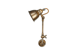 Tubu Brass Extendable Wall Light - Antique Brass