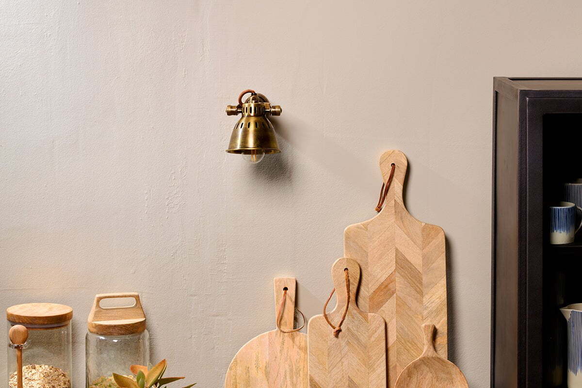 Tubu Brass Spot Light - Antique Brass