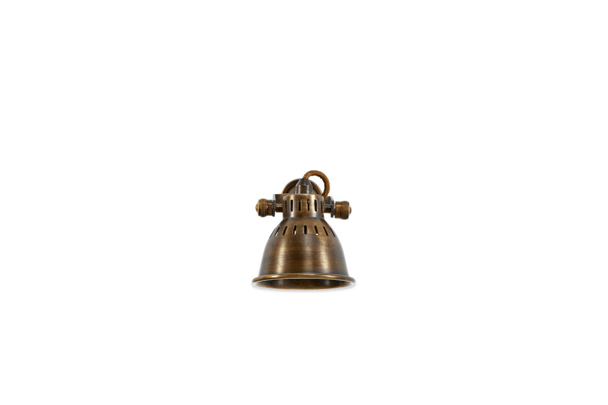 Tubu Brass Spot Light - Antique Brass