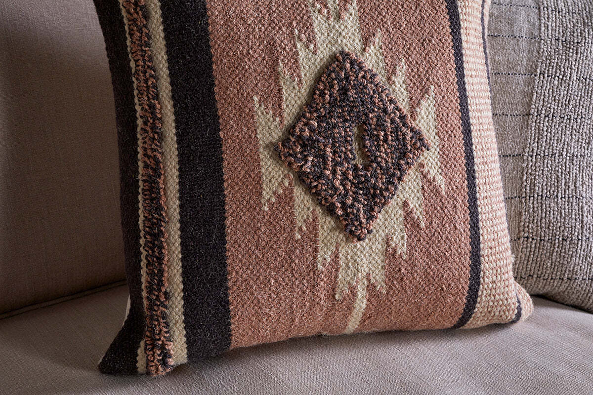 Tussi Mara Cushion Cover - Dusty Pink