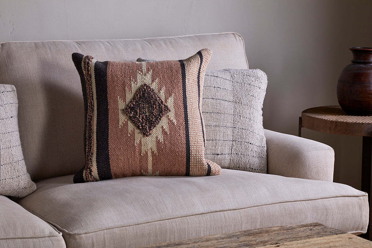 Tussi Mara Cushion Cover - Dusty Pink