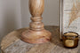 Usha Classic Wooden Table Lamp - Natural