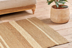 Udaipur Seagrass, Water Hyacinth And Corn Husk Leaf Rug