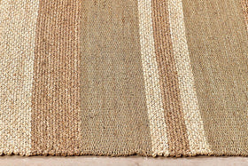 Udaipur Seagrass, Water Hyacinth And Corn Husk Leaf Rug