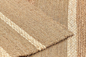 Udaipur Seagrass, Water Hyacinth And Corn Husk Leaf Rug