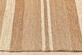 Udaipur Seagrass, Water Hyacinth And Corn Husk Leaf Rug