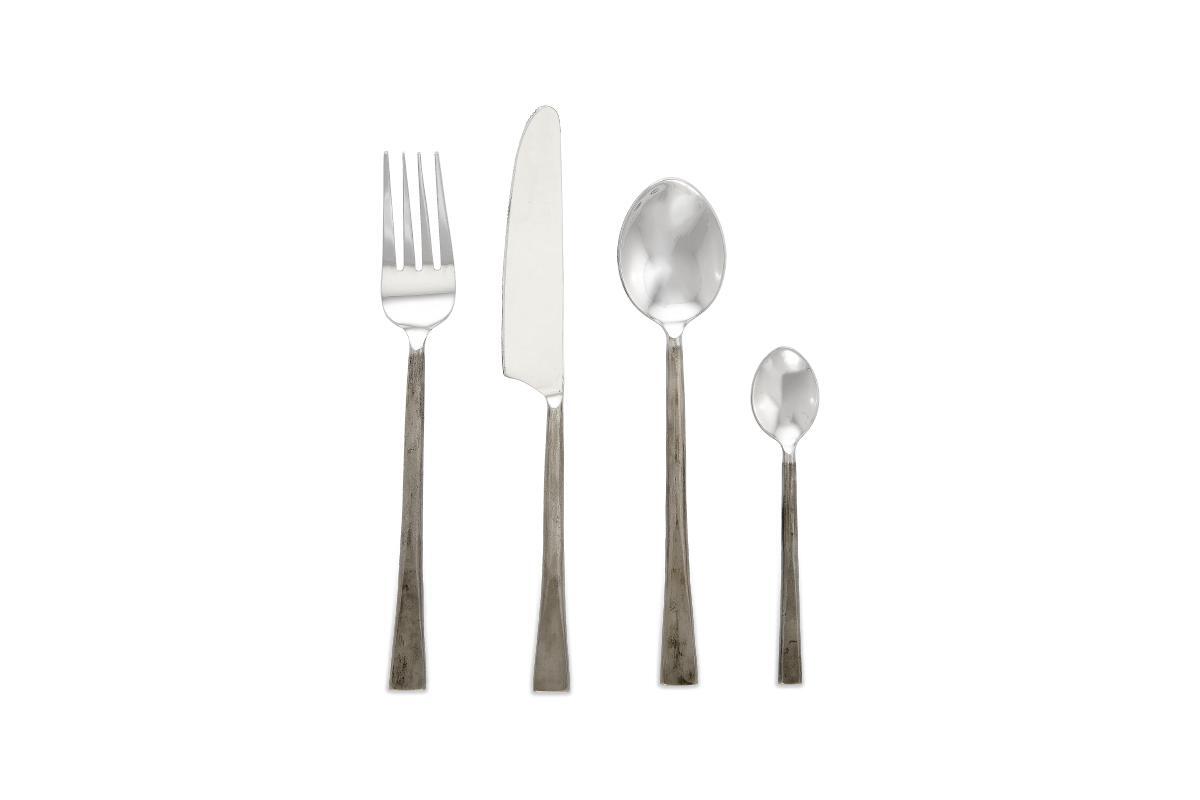Usa Cutlery Set - Brushed Silver (Set of 16)