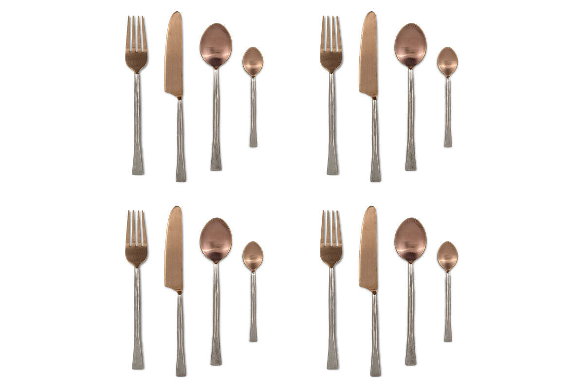 Usa Cutlery Set - Rose Gold (Set of 16)