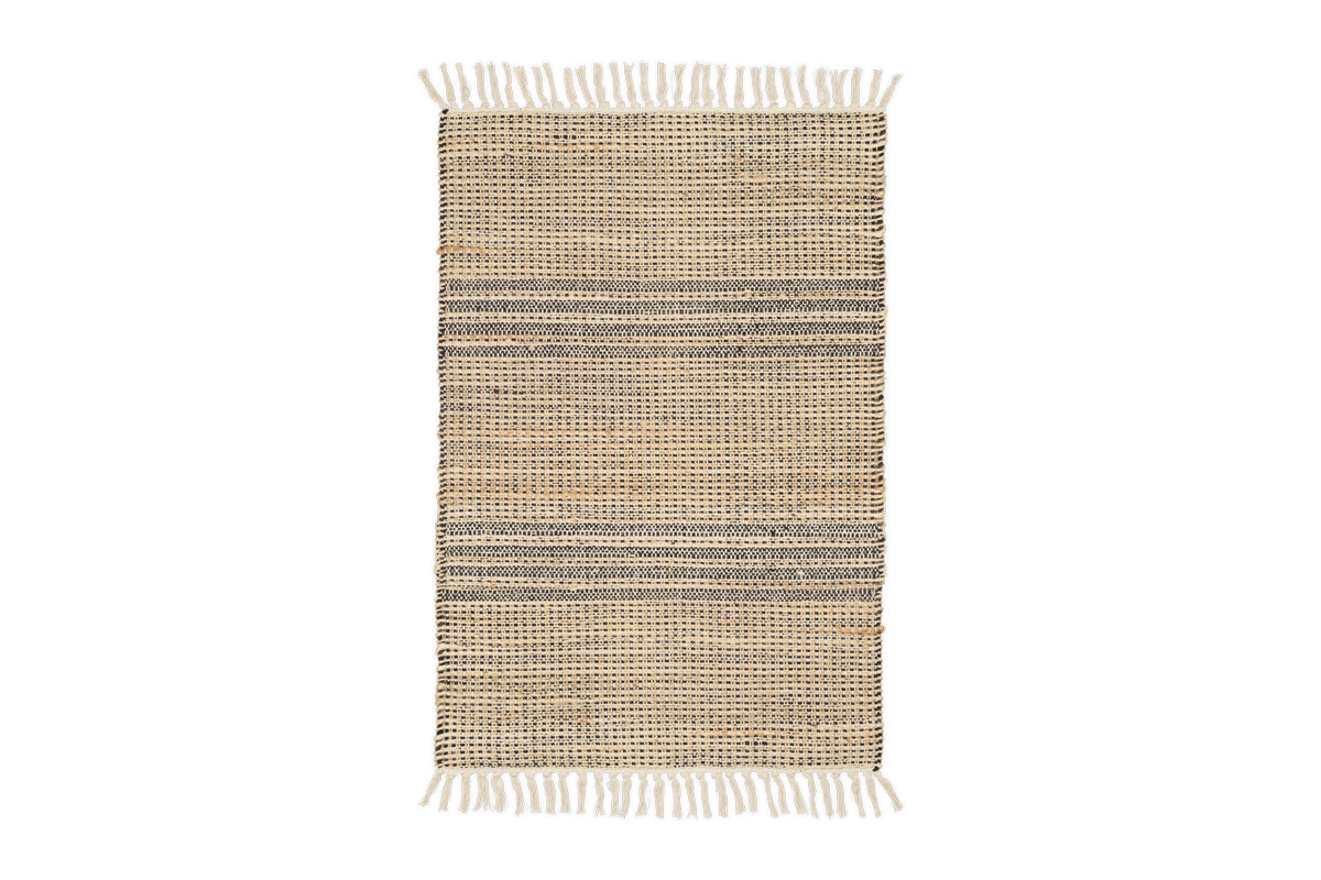 Varli Jute & Cotton Doormat - Natural